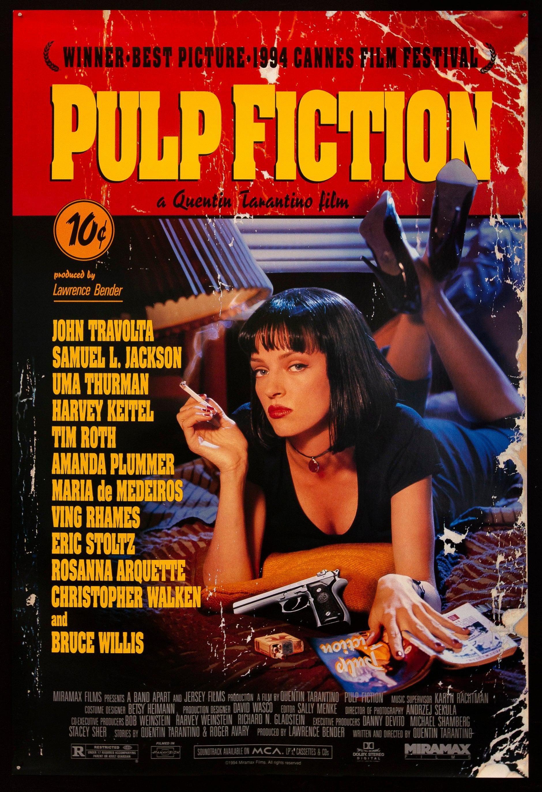 Pulp Fiction Movie Poster 1994 1 Sheet (27x41)