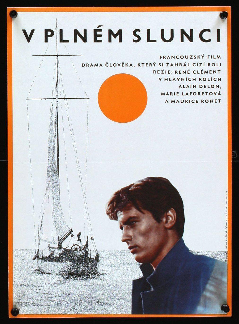 Purple Noon (Plein Soleil) Movie Poster 1964 Czech mini (11x16)