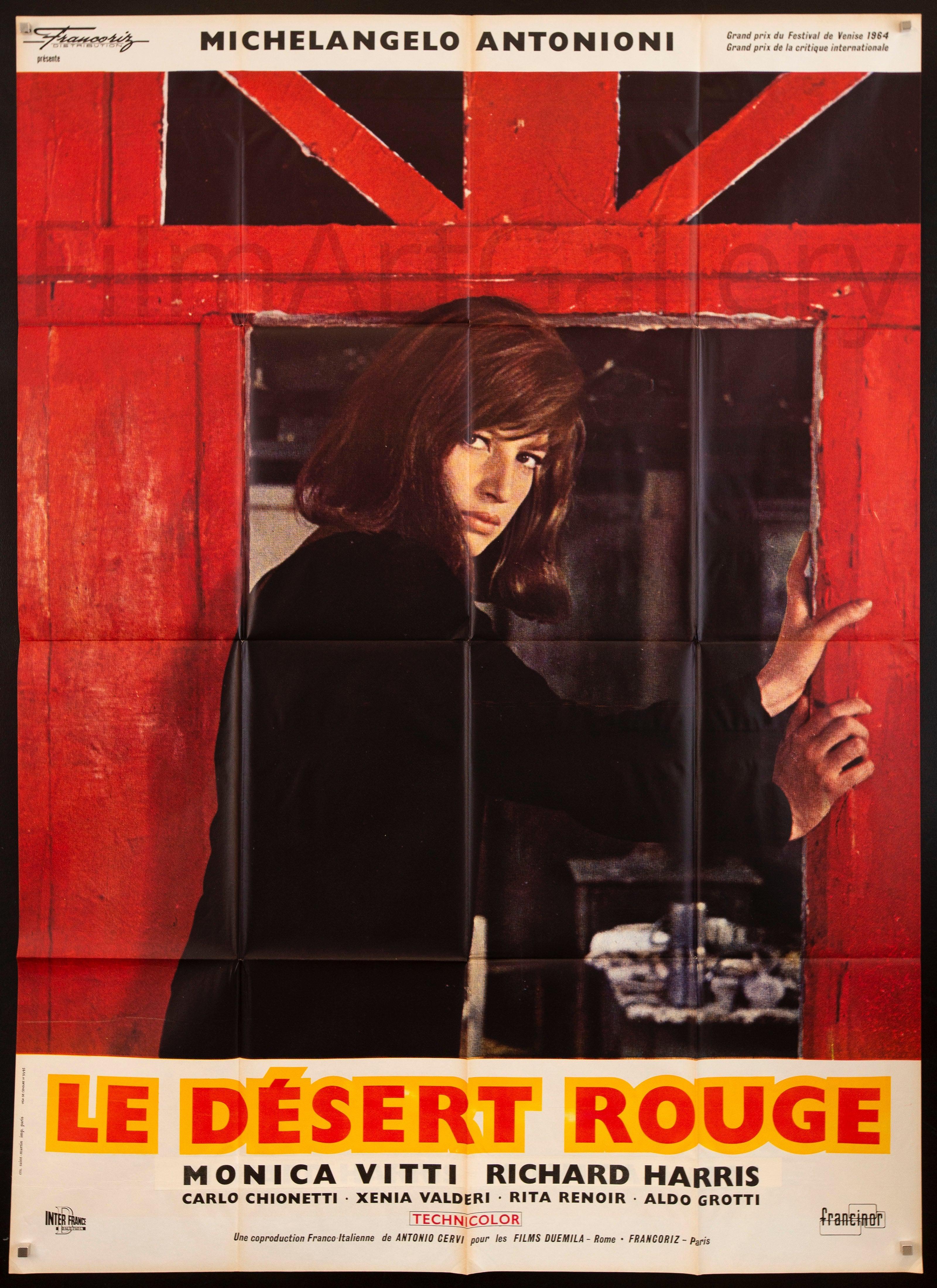 Desert (Deserto Rosso) Vintage French Movie Poster