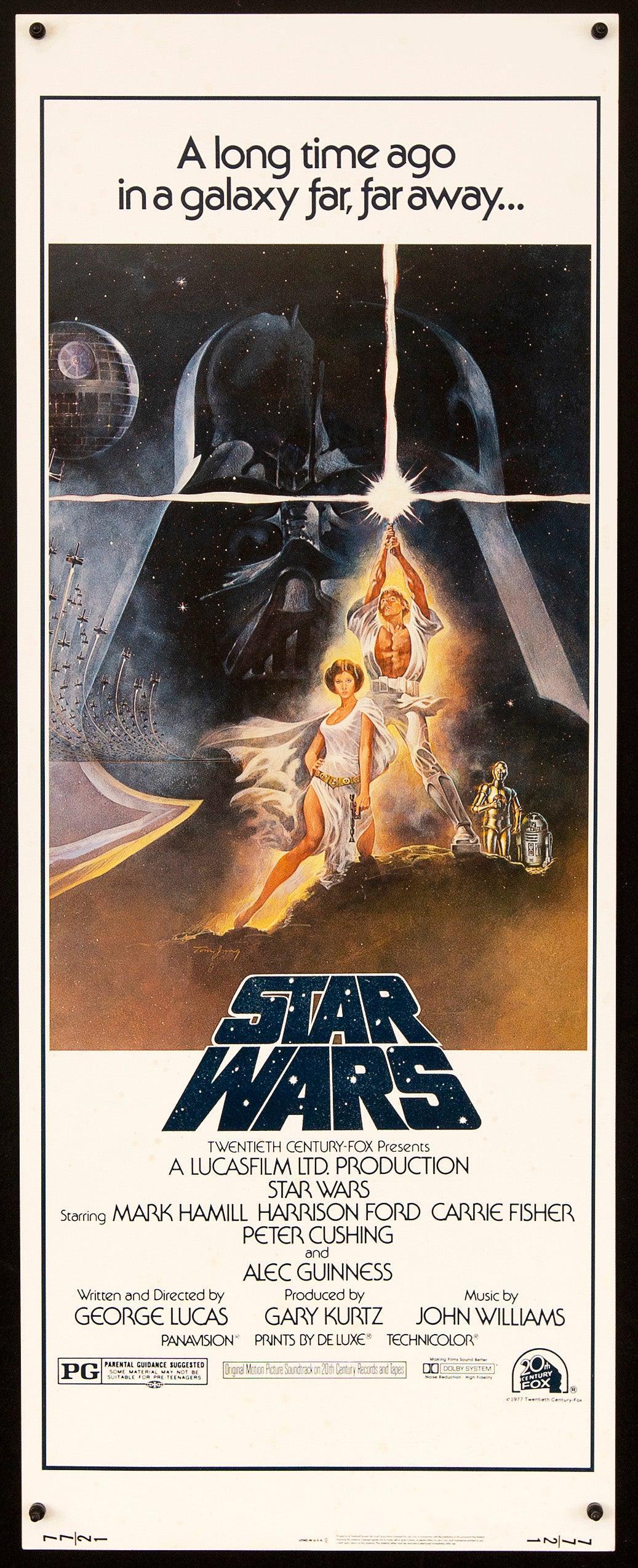 Star Wars Movie Poster 1977 Insert (14x36)