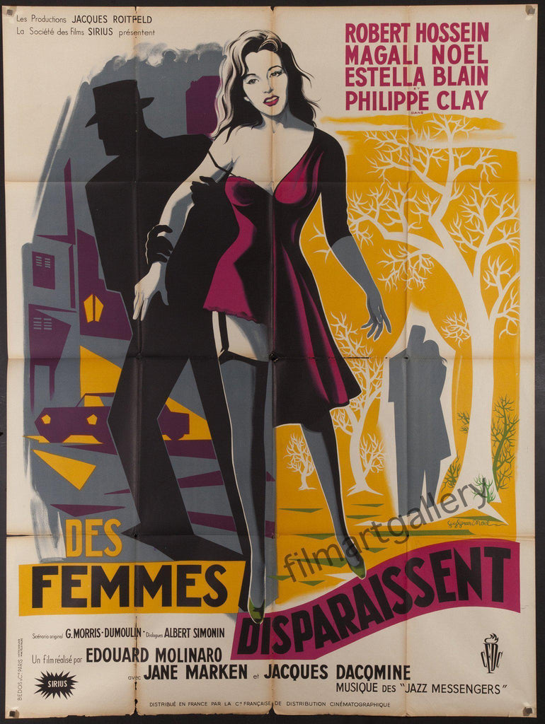 The Road to Shame (Les Femmes Disparaissent) French 1 panel (47x63) Original Vintage Movie Poster