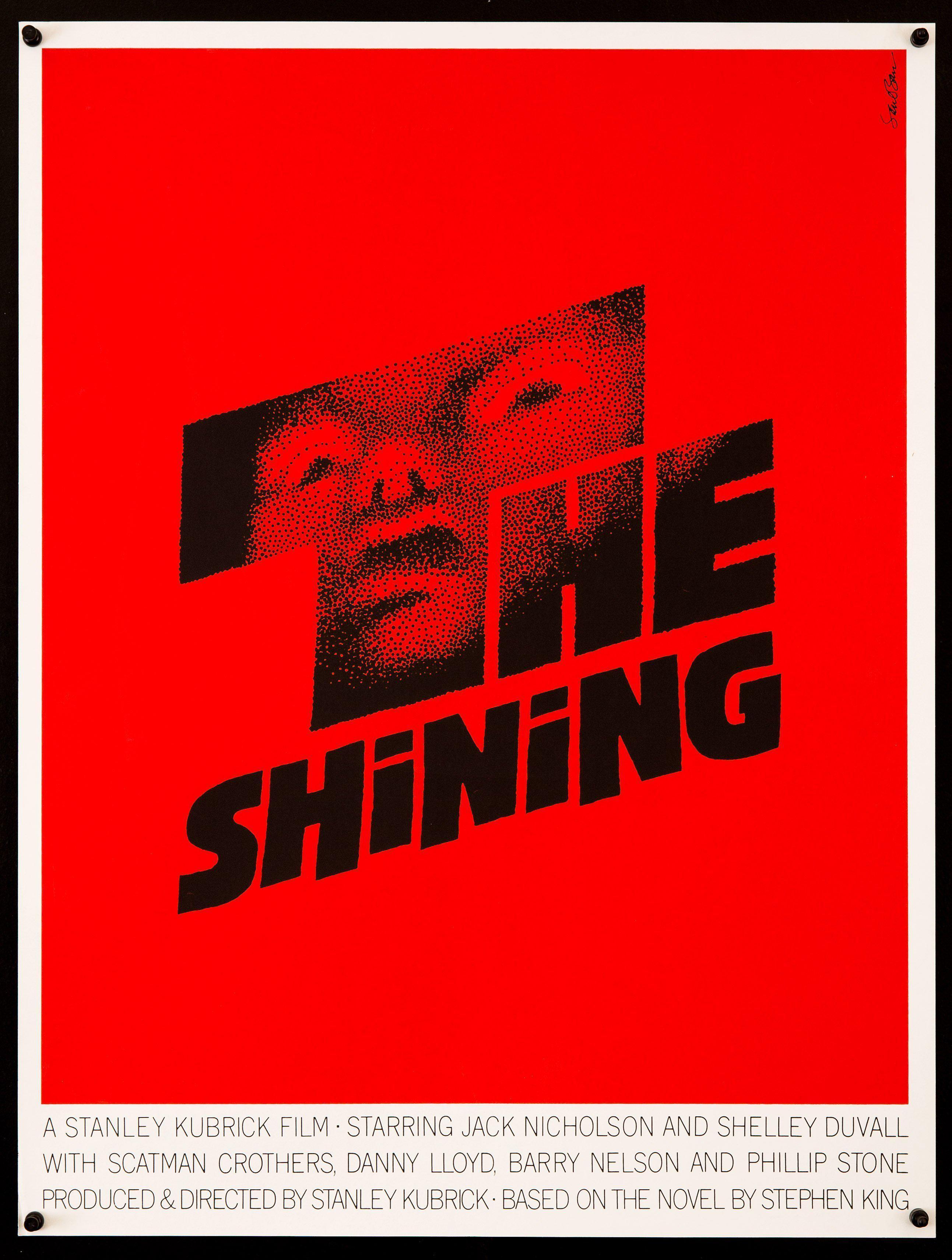 The Shining Movie Poster 1980s 20x27