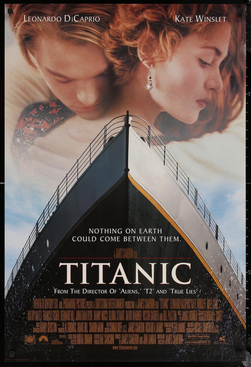 Regn husmor afdeling Titanic Vintage Movie Poster