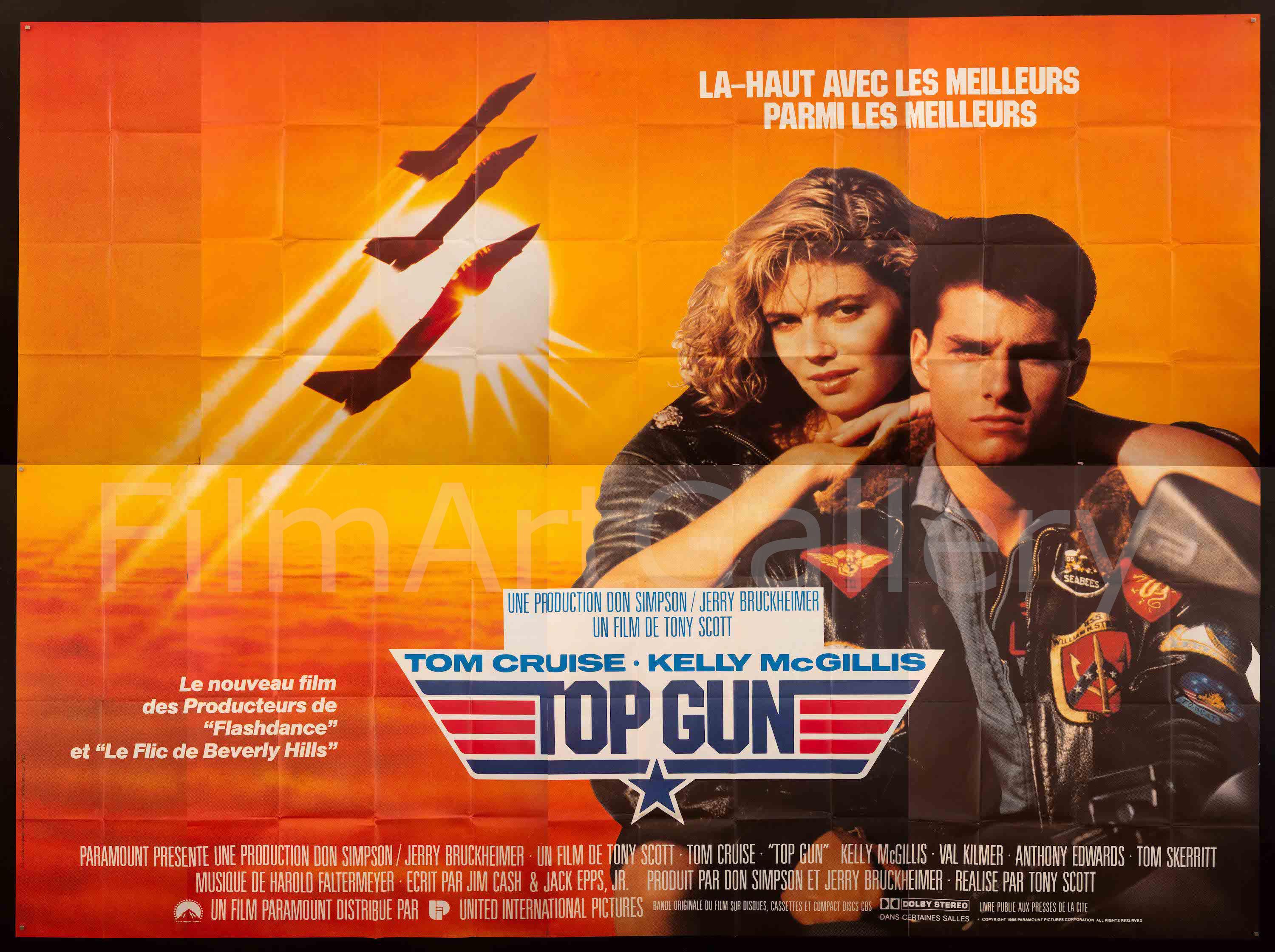 Top Gun Movie Poster 1986 118x155