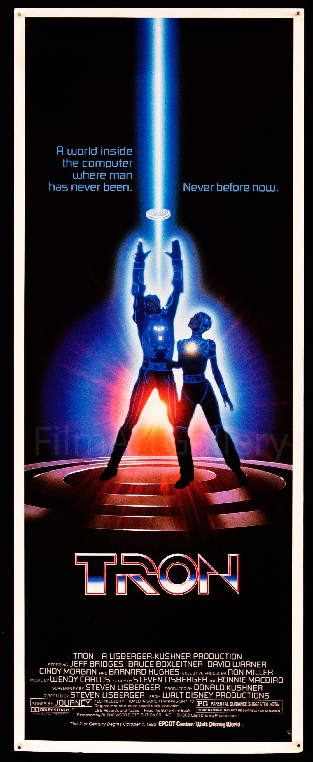 thumbnail image 2 of Tron Movie Poster Fridge Magnet – Blue Crab Magnets, USA Made, Retro Collectible 2 of 6