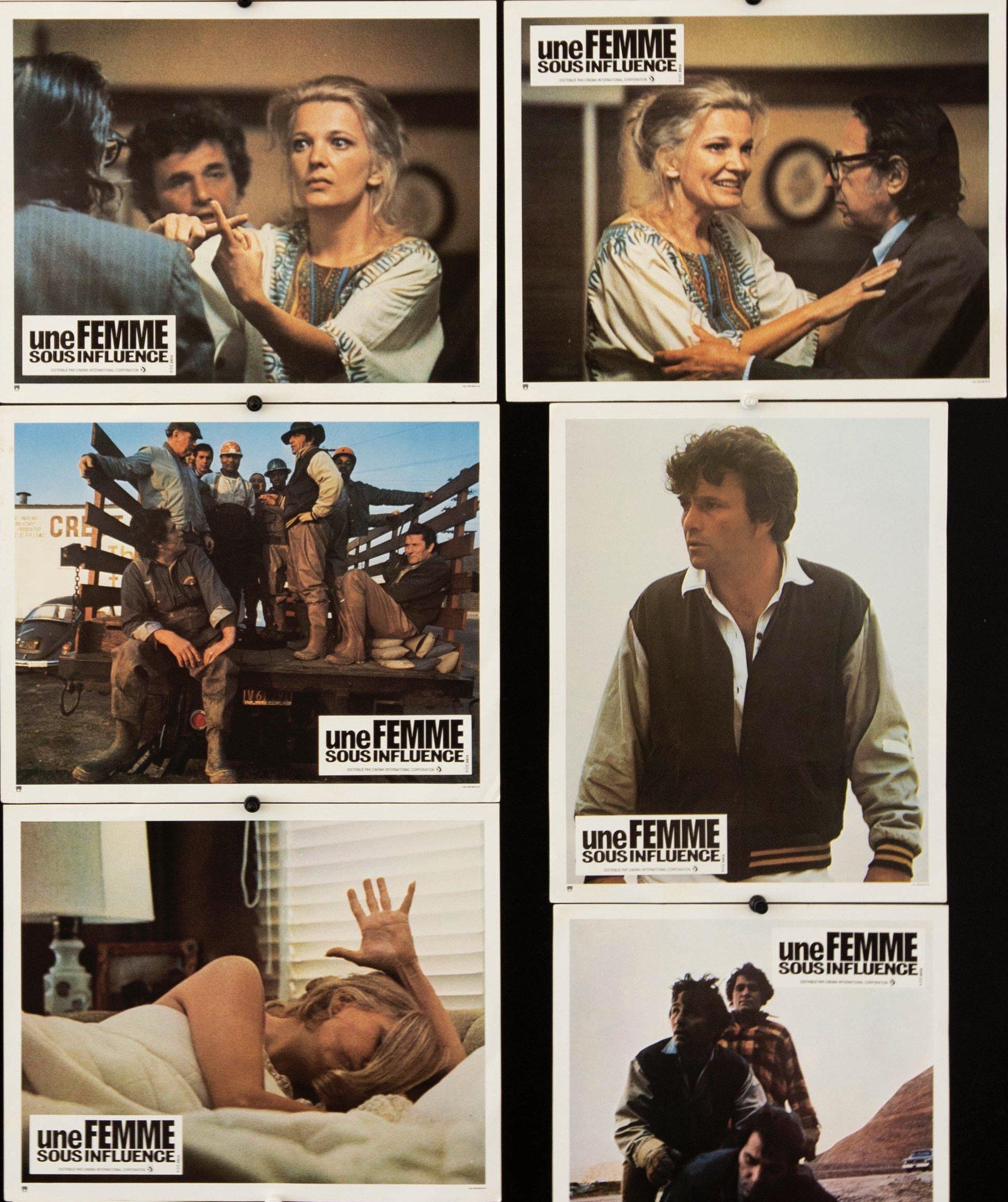 A Woman Under the Influence Movie Poster 1976 Lobby Card Set