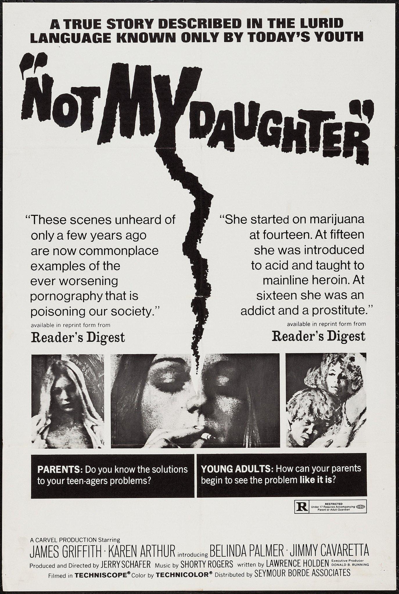 Not My Daughter Movie Poster 1970 1 Sheet (27x41) Sex Pic Hd