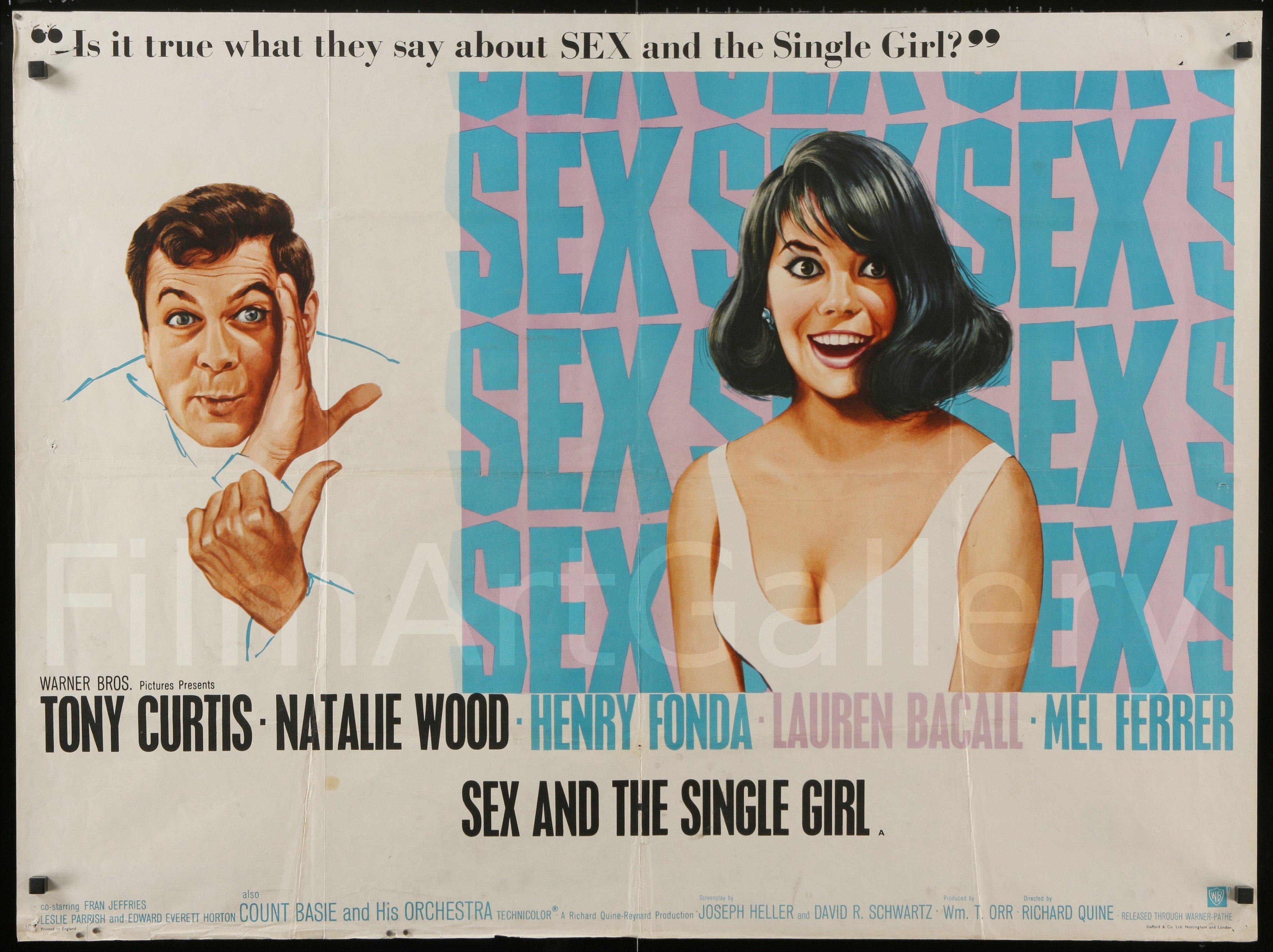 Sex and the Single Girl Movie Poster 1965 British Quad (30x40) picture