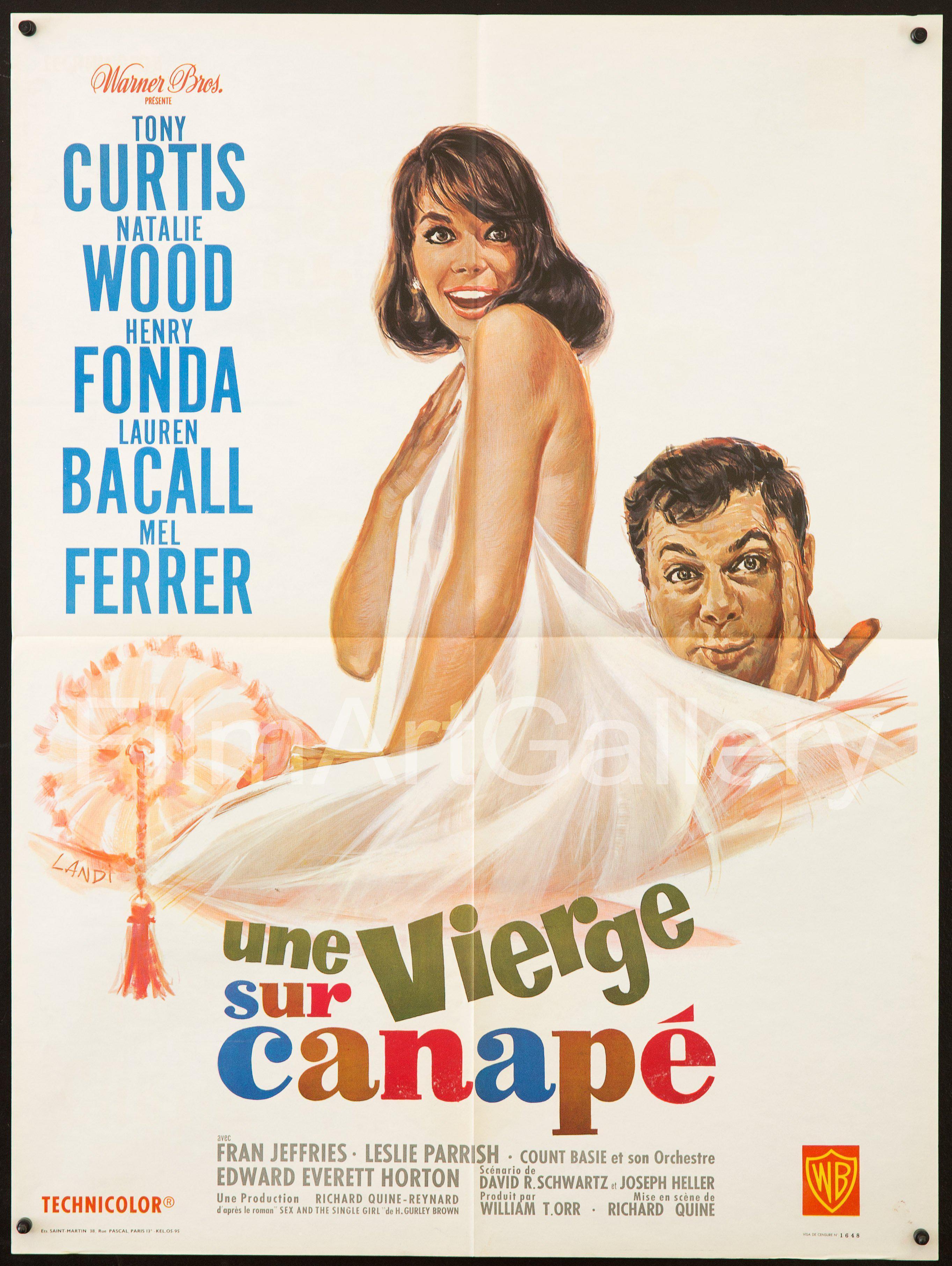 Sex and the Single Girl Movie Poster 1965 French small (23x32)