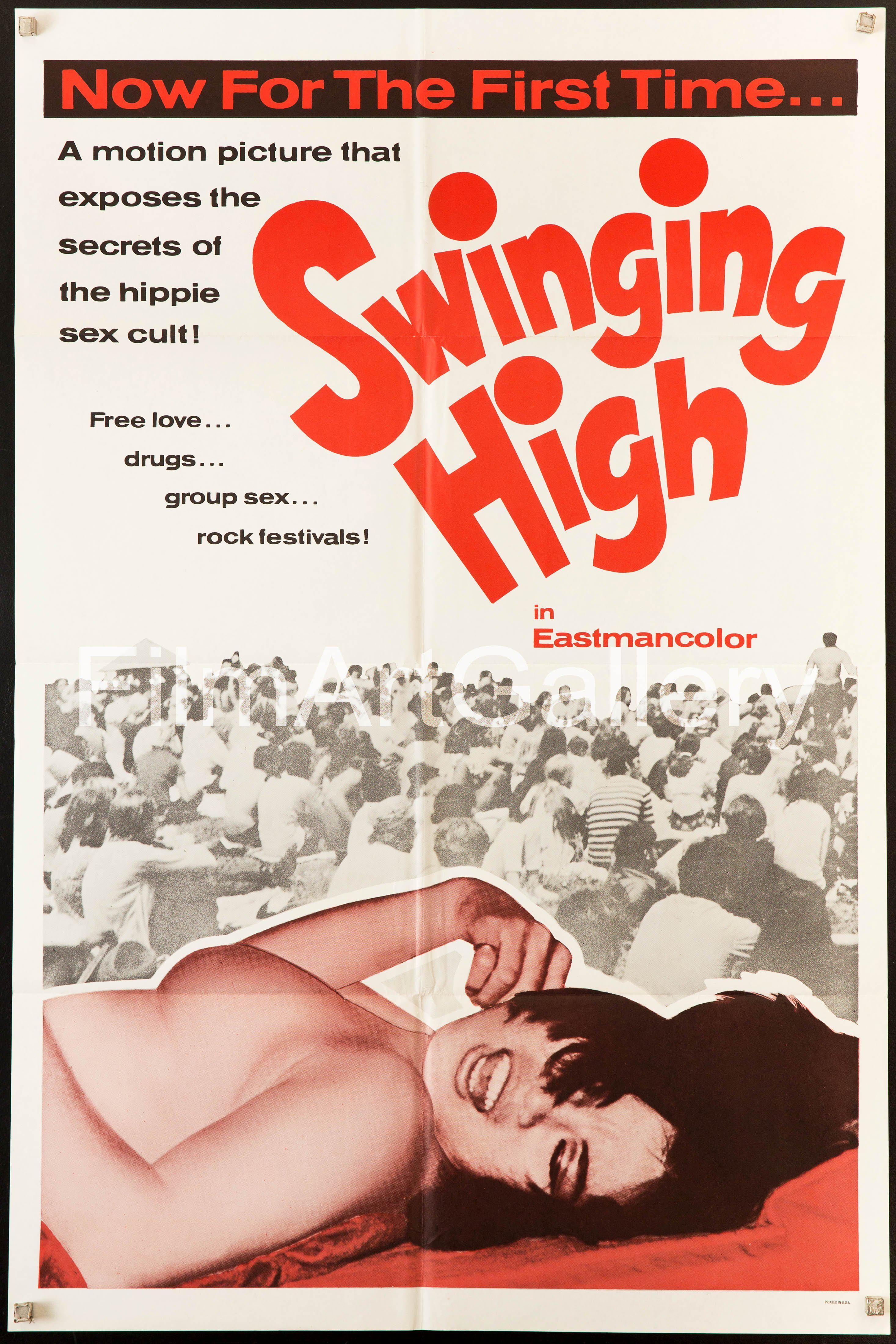 Swinging High Movie Poster 1970 1 Sheet (27x41) image photo