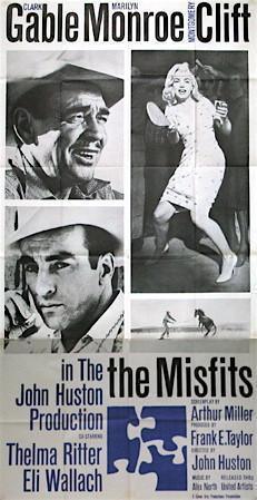 The Misfits 3 Sheet (41x81) Original Vintage Movie Poster