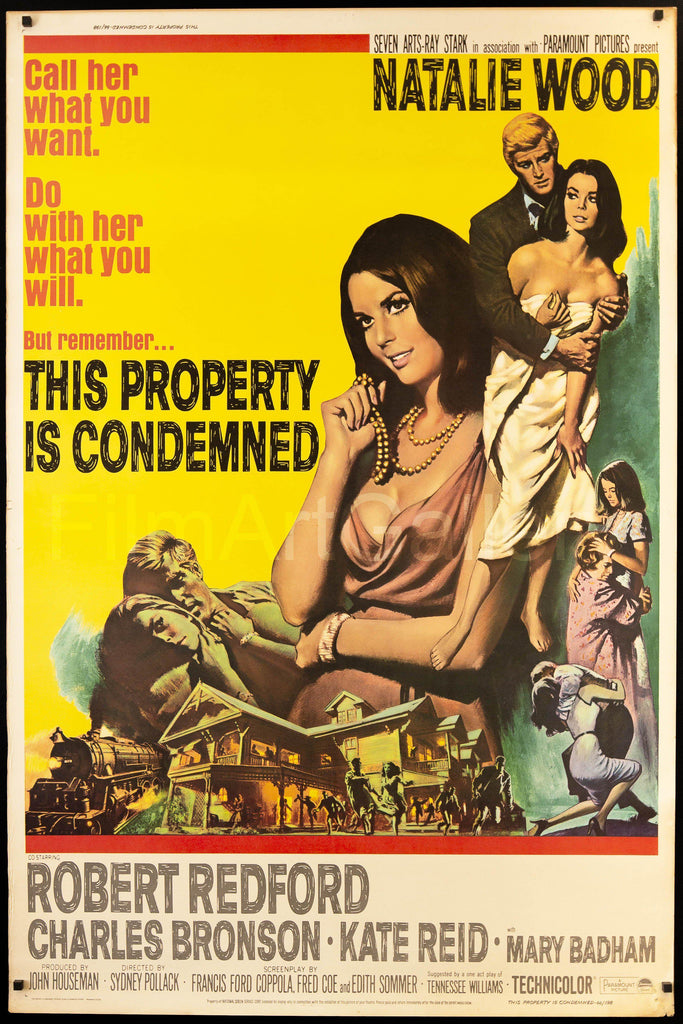 This Property Is Condemned 40x60 Original Vintage Movie Poster
