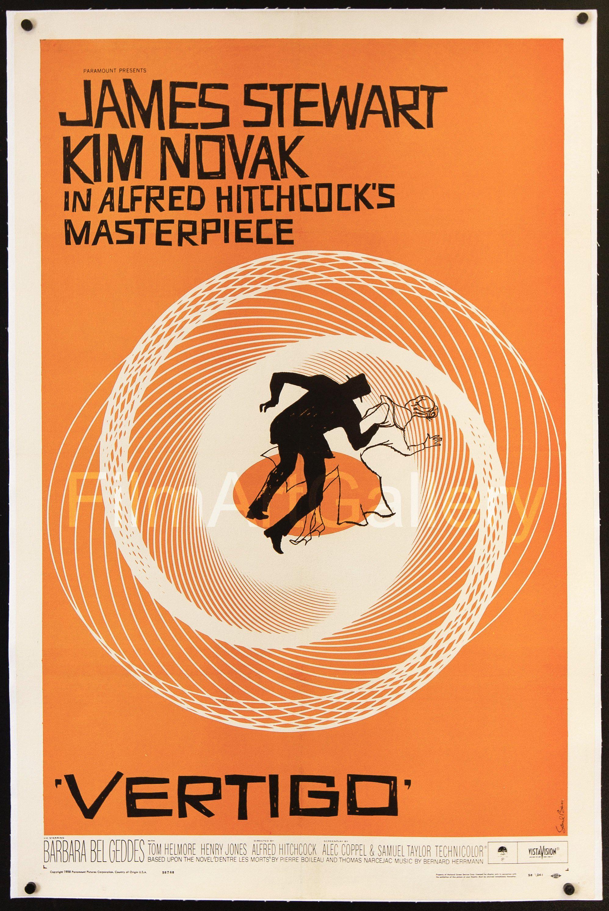 hitchcock movie poster
