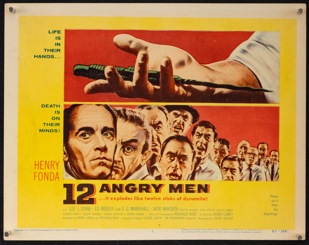 12 Angry Men Original Vintage Movie Poster