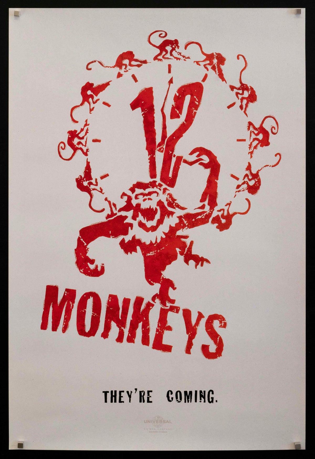 12 Monkeys Original Vintage Movie Poster