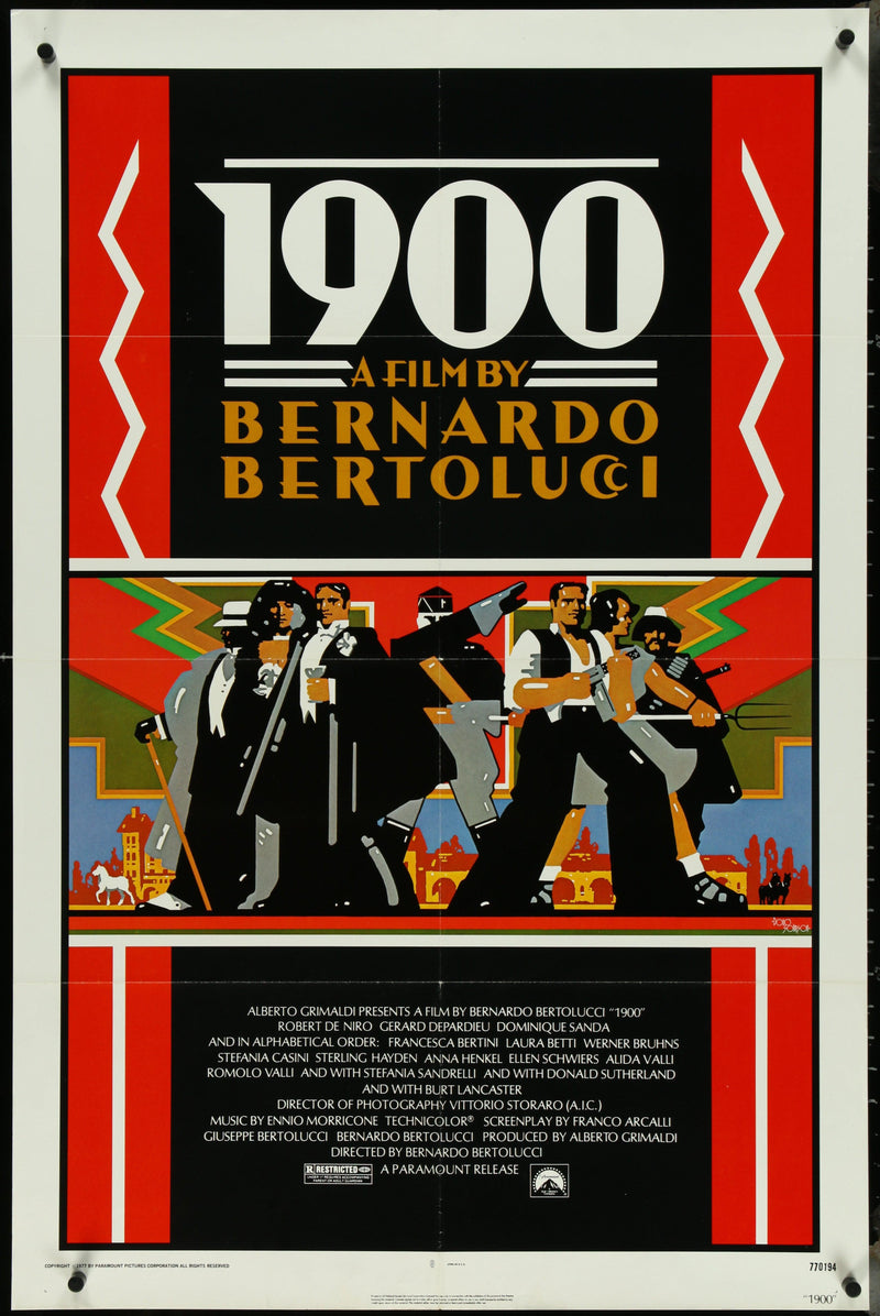 1900 1 Sheet (27x41) Original Vintage Movie Poster