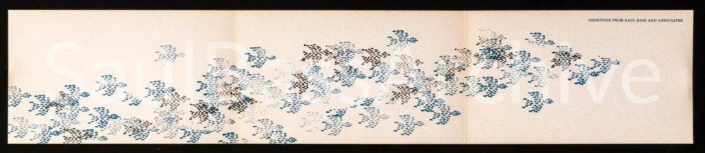 1960's Holiday Card (Blue Birds) Original Vintage Movie Poster