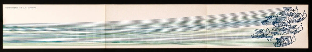 1960's Holiday Card (Green) Original Vintage Movie Poster