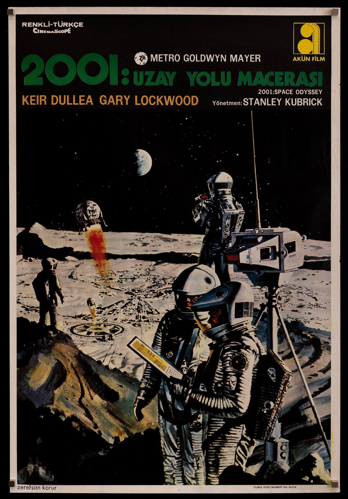 2001 A Space Odyssey 1 Sheet (27x41) Original Vintage Movie Poster