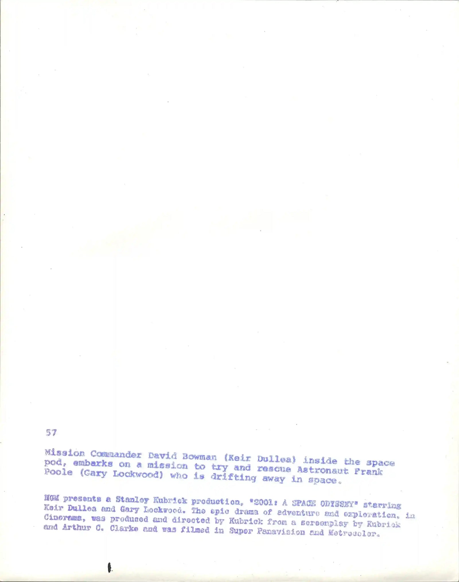 2001 A Space Odyssey Original Vintage Movie Poster