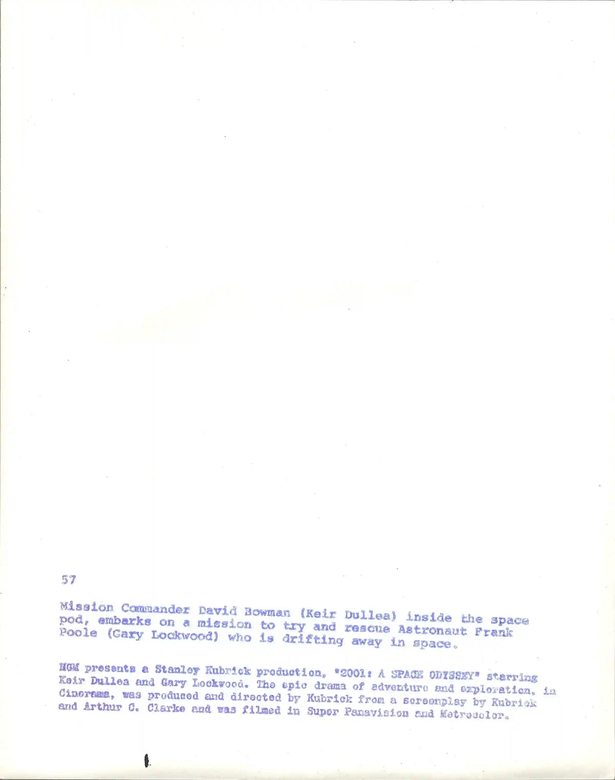 2001 A Space Odyssey Original Vintage Movie Poster