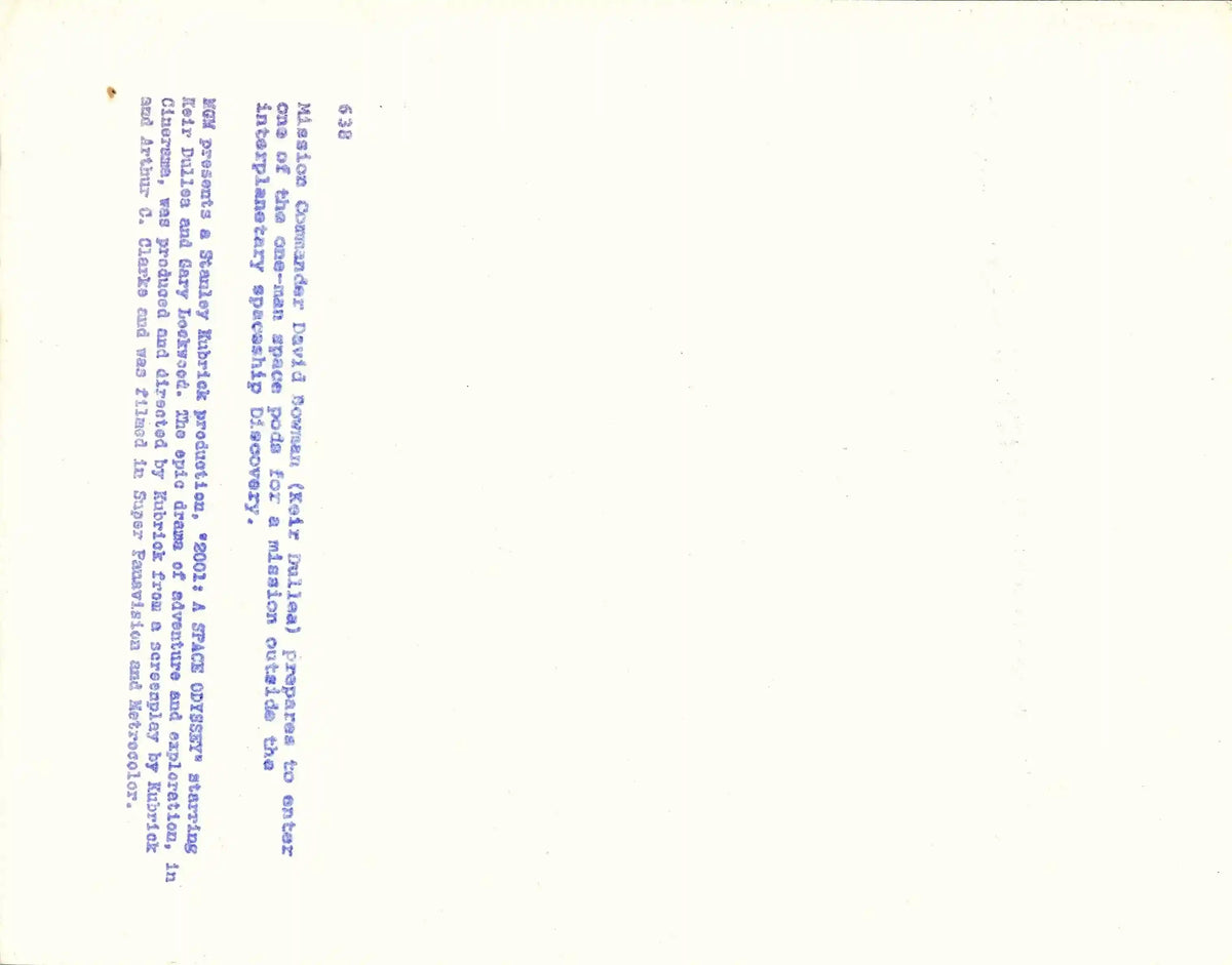 2001 A Space Odyssey Original Vintage Movie Poster