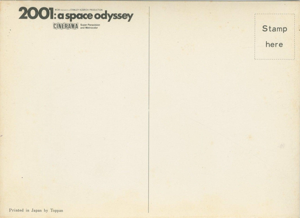 2001 A Space Odyssey Original Vintage Movie Poster