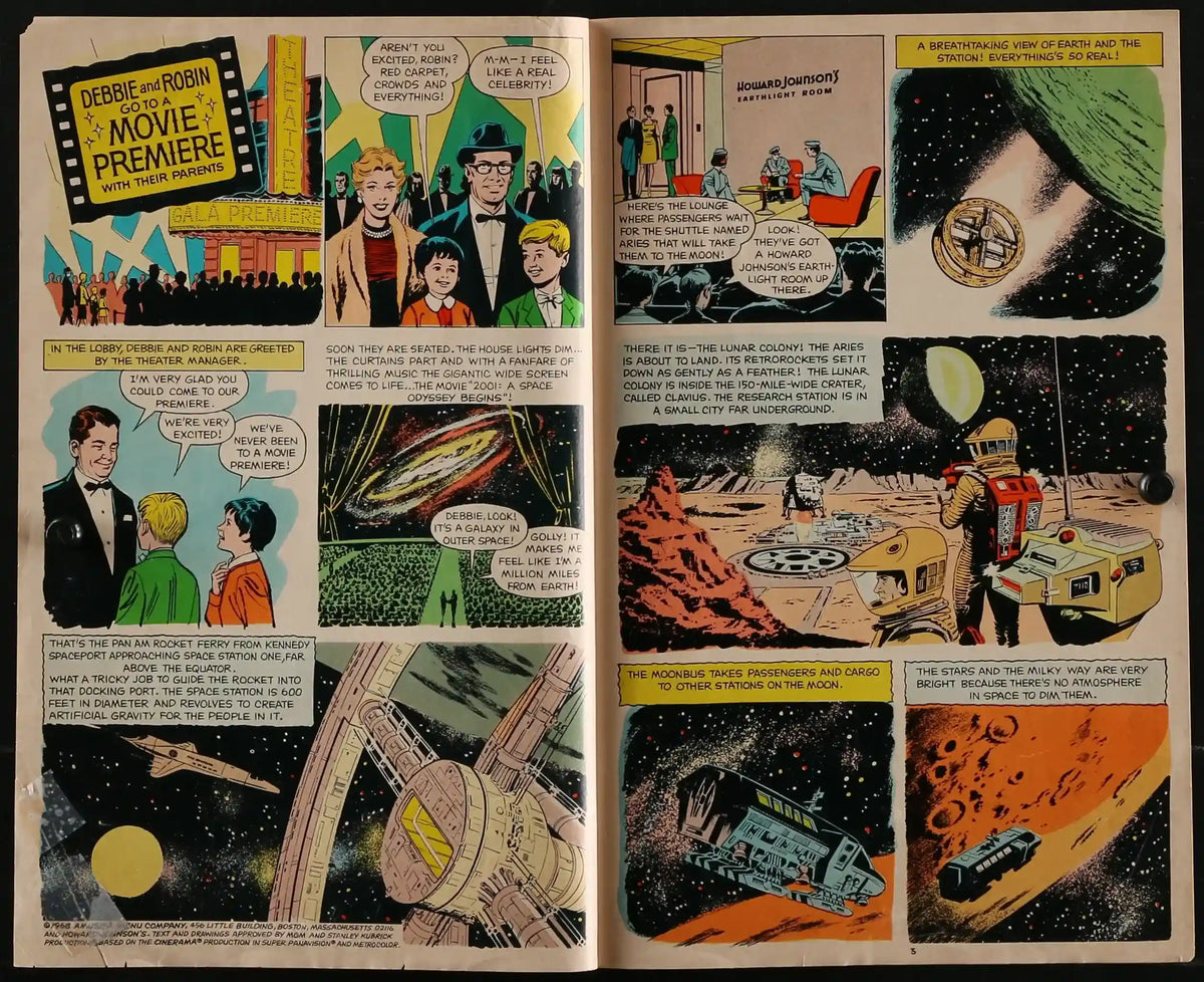 2001 A Space Odyssey Original Vintage Movie Poster