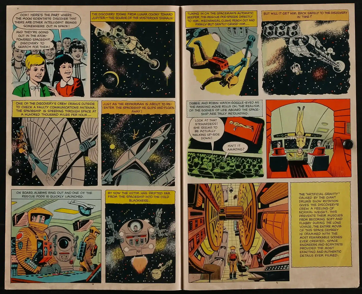 2001 A Space Odyssey Original Vintage Movie Poster