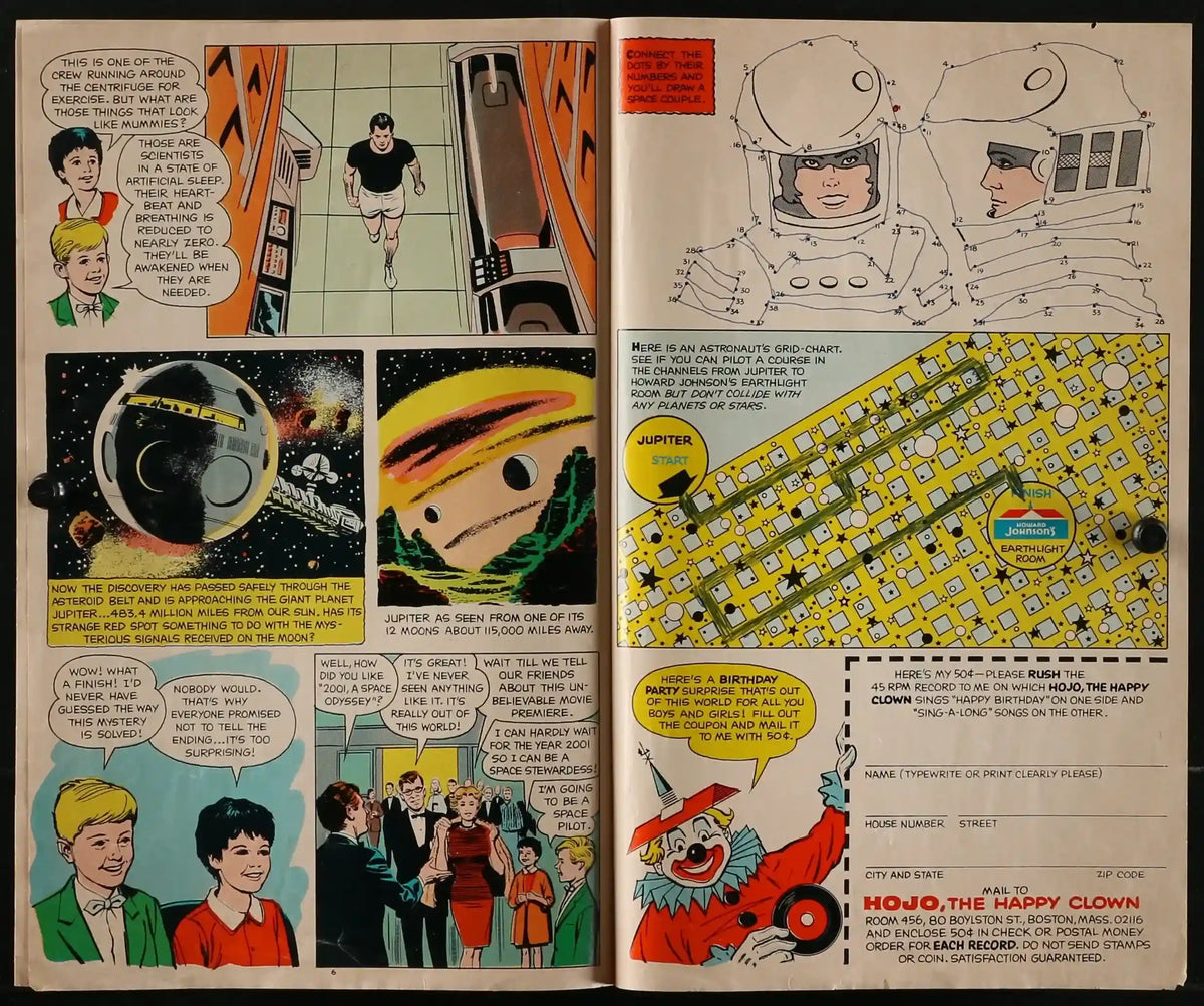 2001 A Space Odyssey Original Vintage Movie Poster