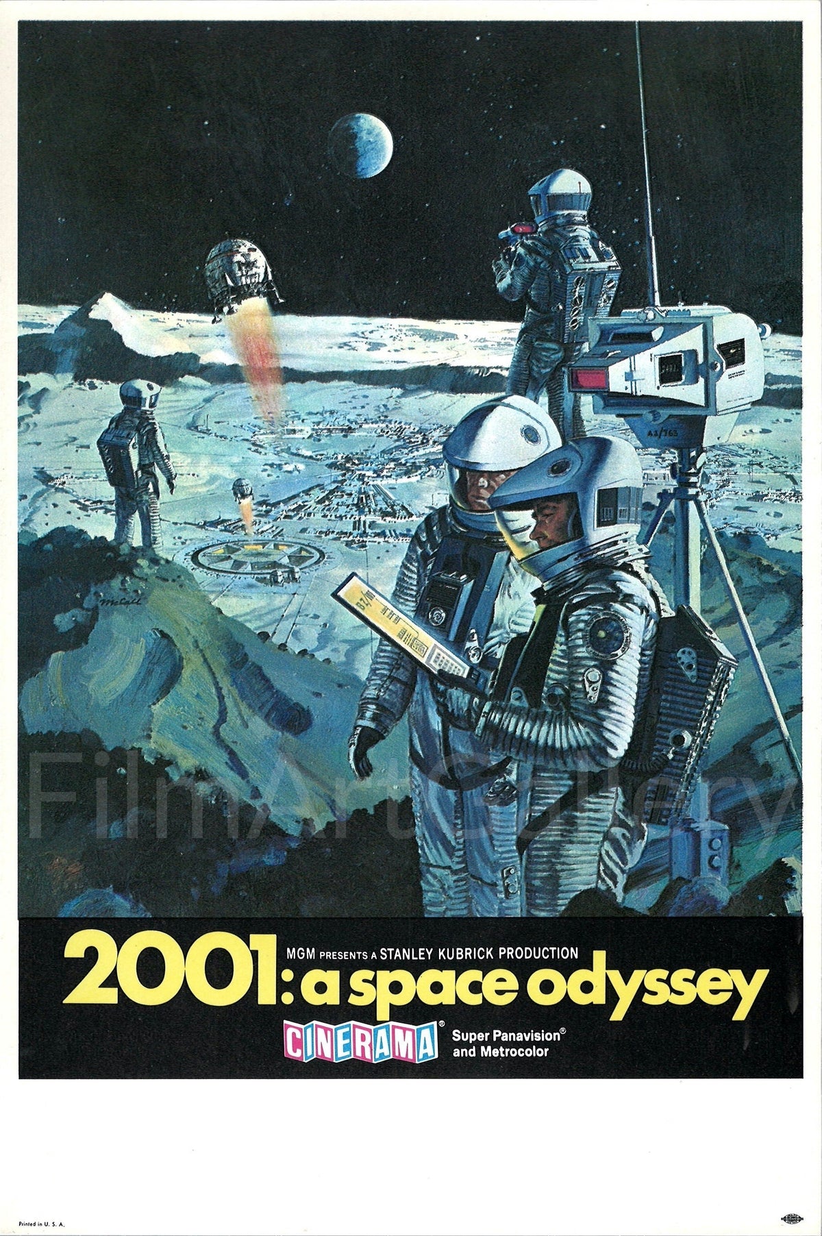 2001 A Space Odyssey 6x9 Original Vintage Movie Poster