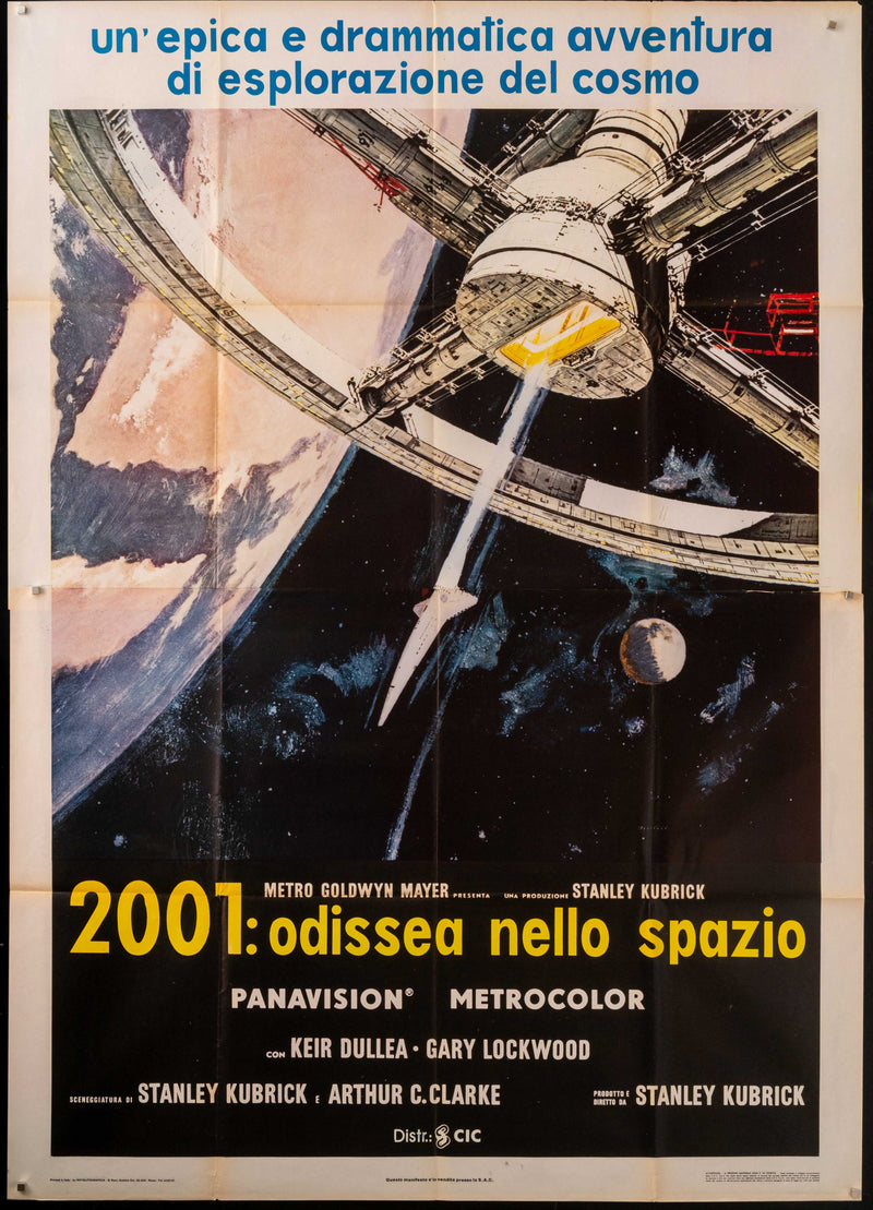 2001 A Space Odyssey Italian 4 foglio (55x78) Original Vintage Movie Poster