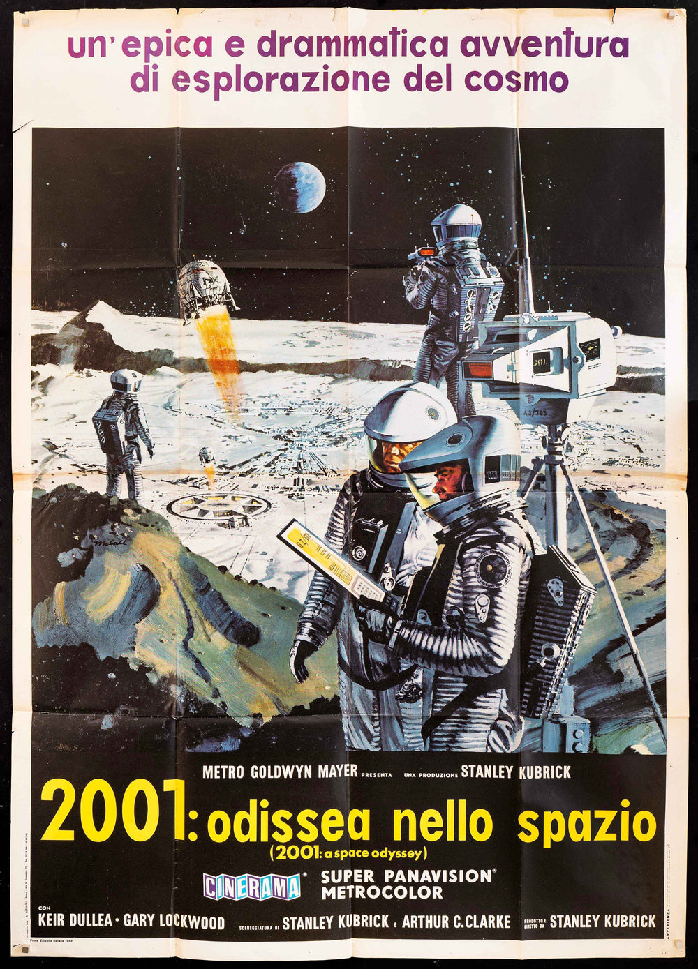 2001 A Space Odyssey Original Vintage Movie Poster