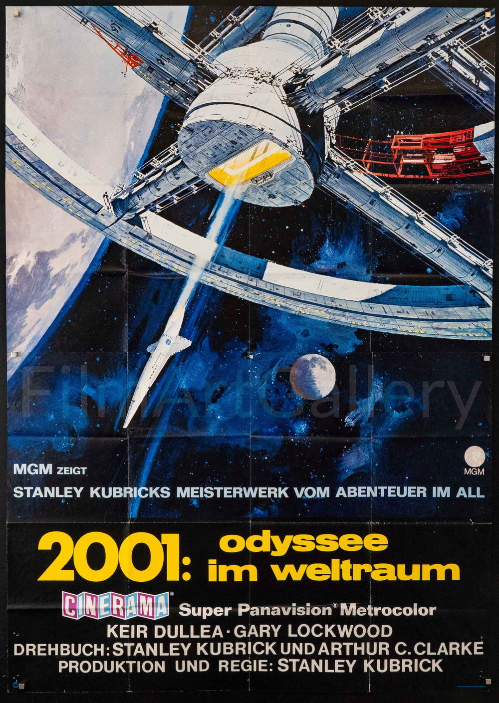 2001 A Space Odyssey Original Vintage Movie Poster