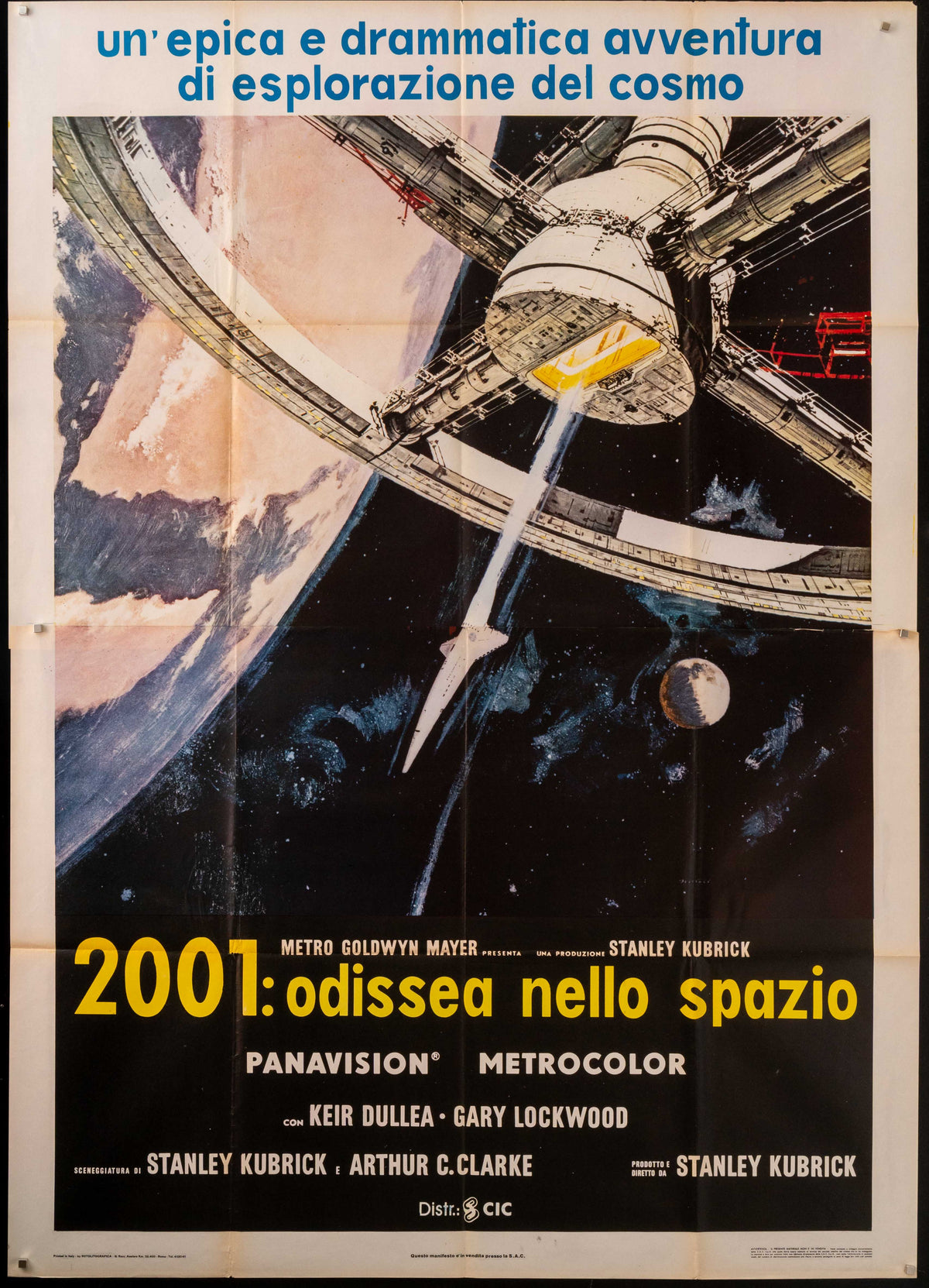 2001 A Space Odyssey Original Vintage Movie Poster