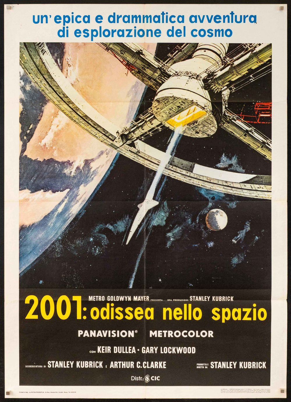 2001 A Space Odyssey Original Vintage Movie Poster