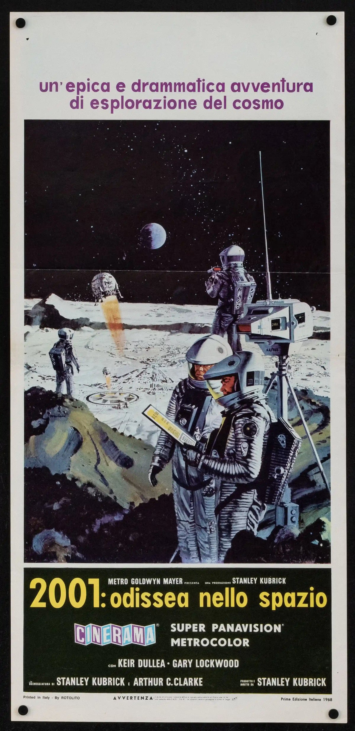 2001 A Space Odyssey Original Vintage Movie Poster