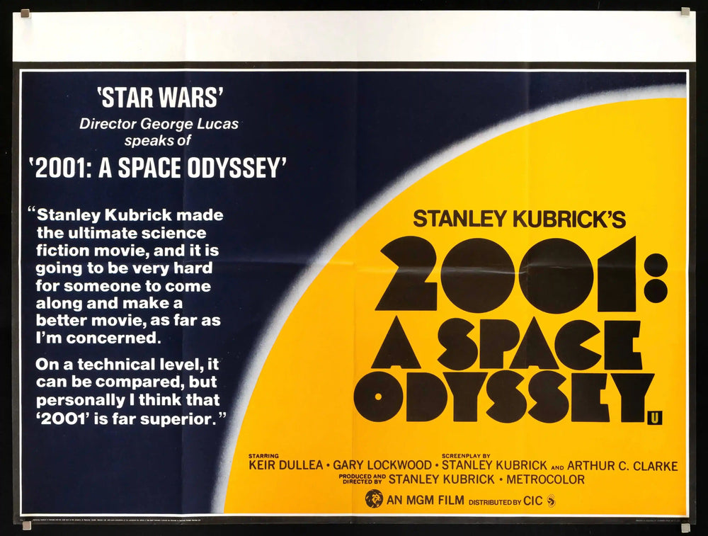 2001 A Space Odyssey Original Vintage Movie Poster