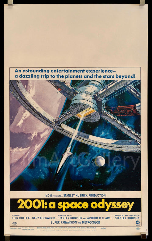 2001 A Space Odyssey Original Vintage Movie Poster