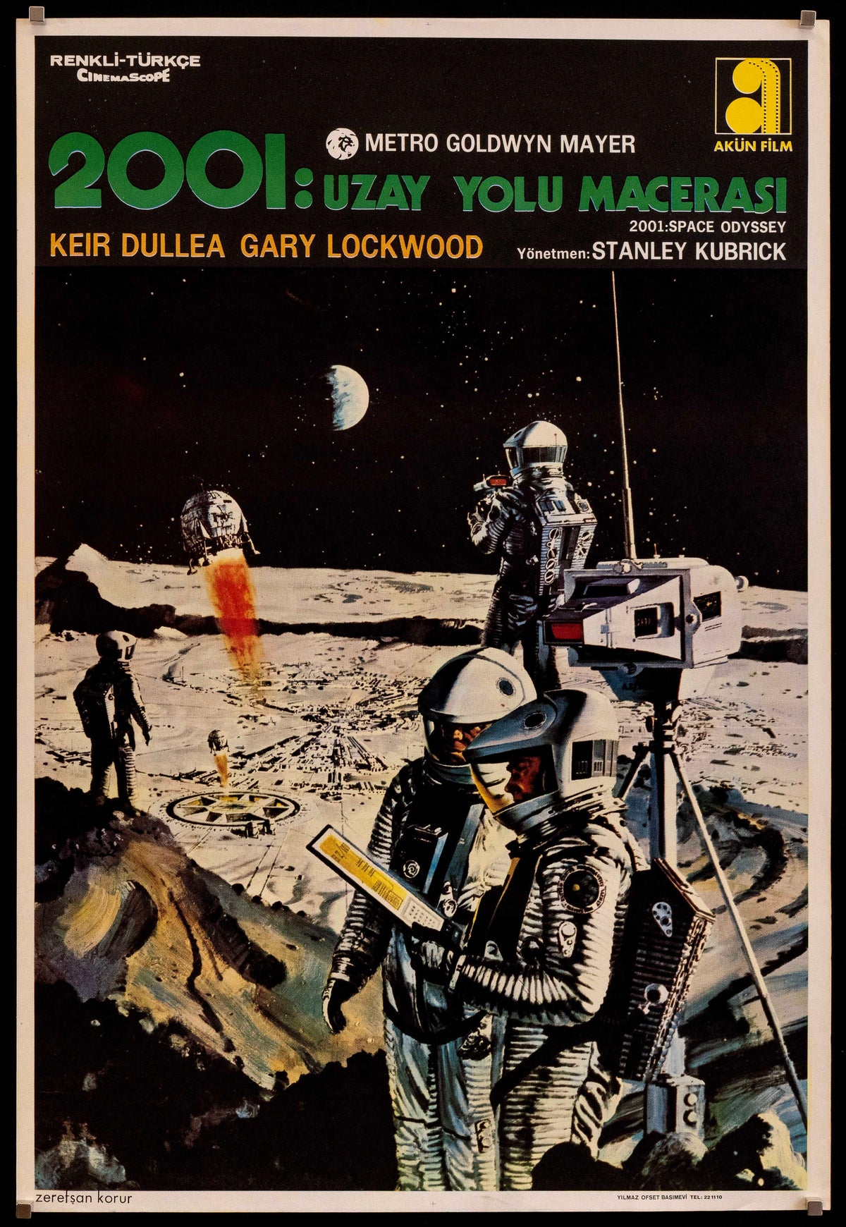 2001 A Space Odyssey Original Vintage Movie Poster