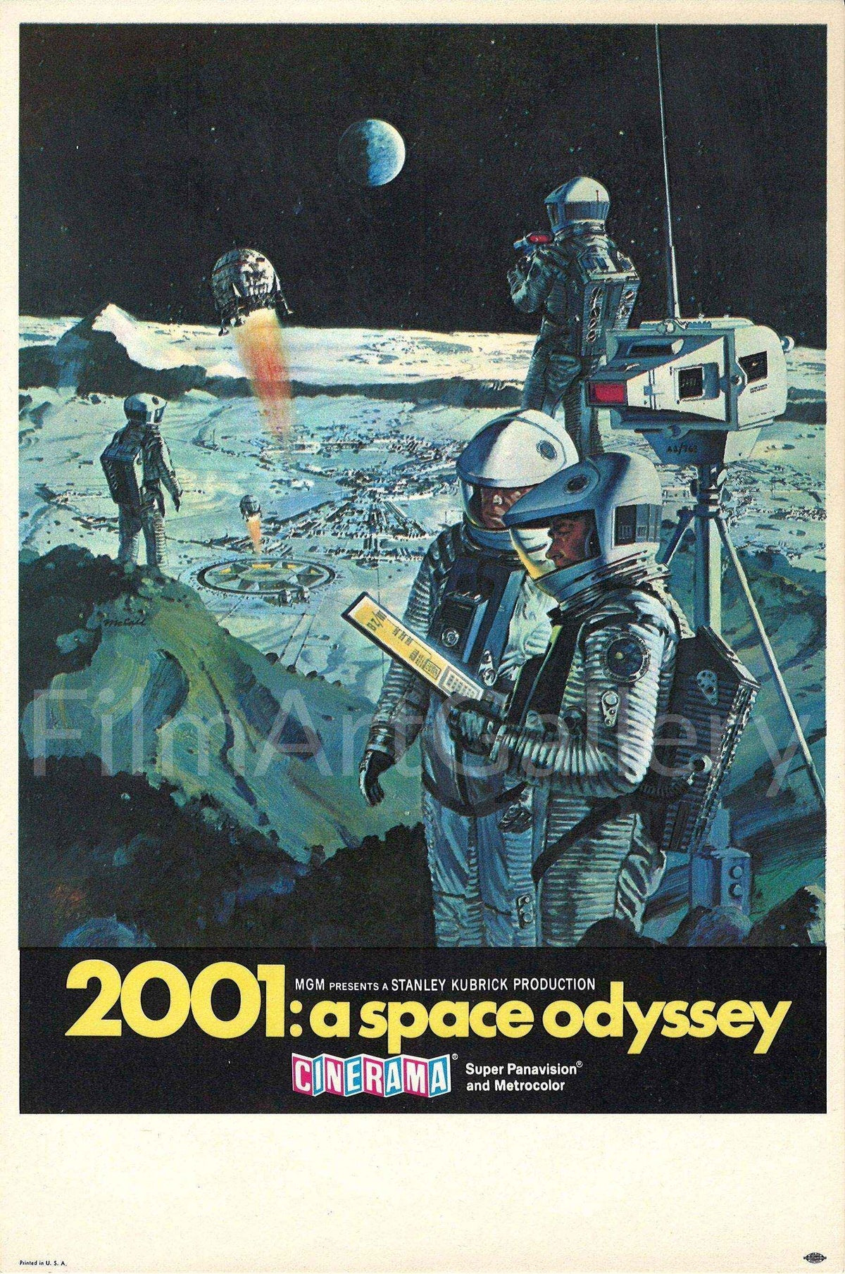 2001 A Space Odyssey Original Vintage Movie Poster