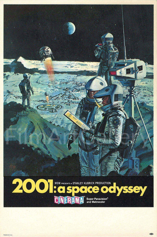 2001 A Space Odyssey Original Vintage Movie Poster