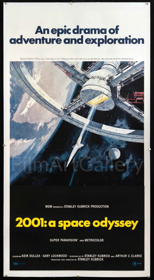 2001 A Space Odyssey Original Vintage Movie Poster