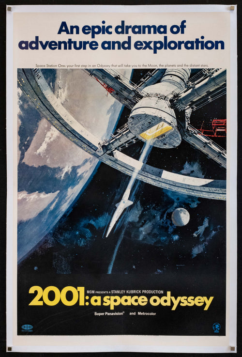 2001 A Space Odyssey Original Vintage Movie Poster