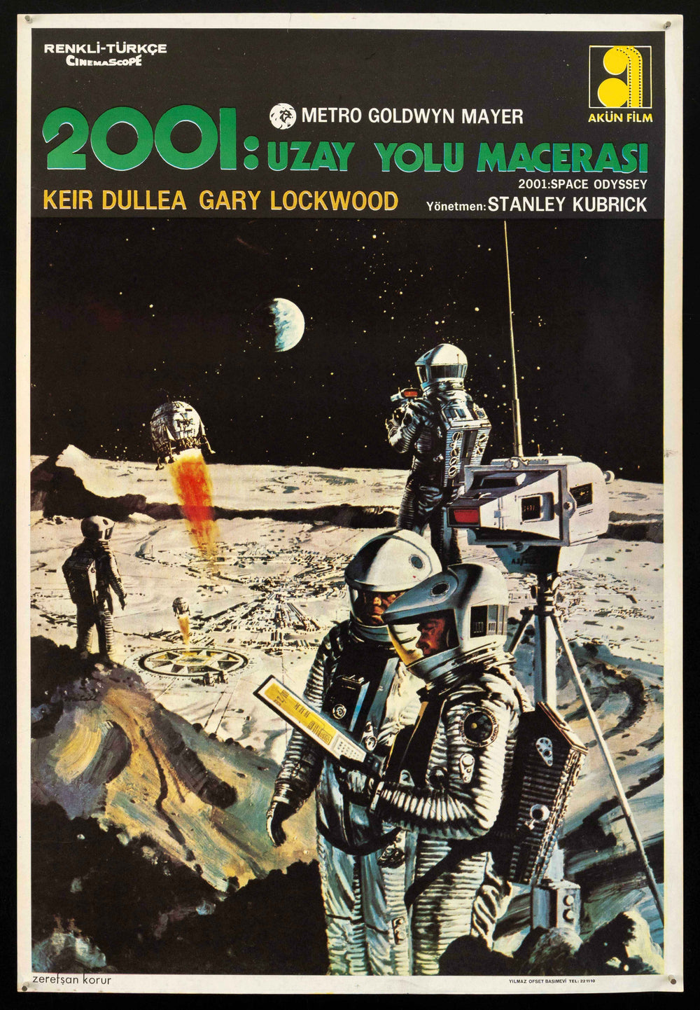 2001 A Space Odyssey Original Vintage Movie Poster