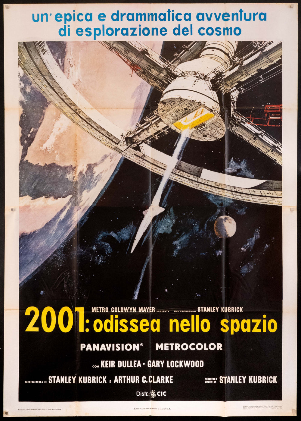 2001 A Space Odyssey Original Vintage Movie Poster