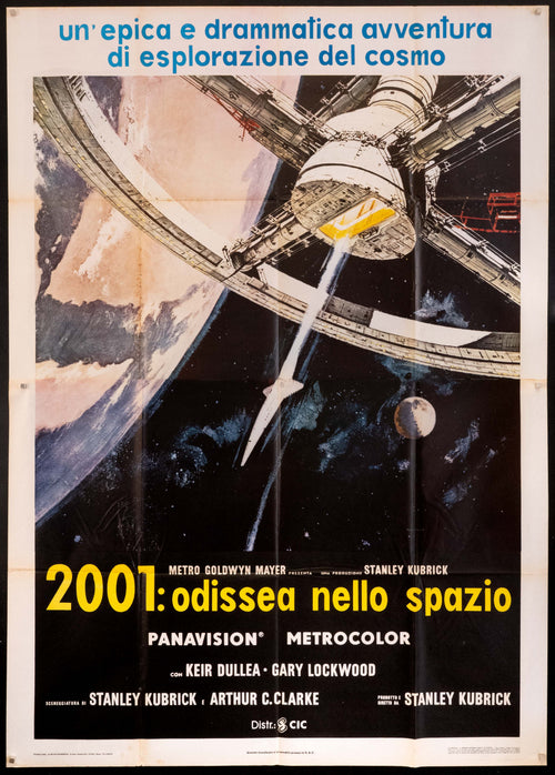 2001 A Space Odyssey Original Vintage Movie Poster