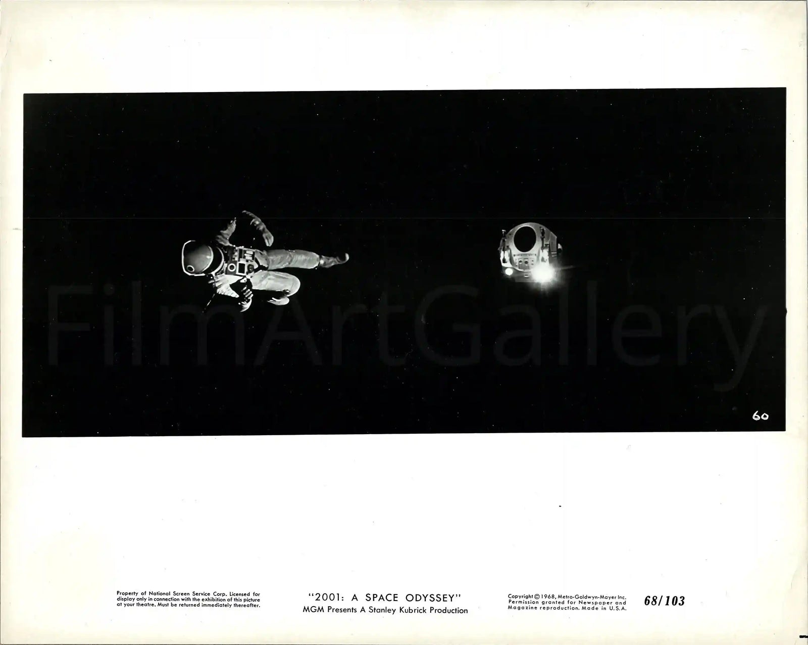 2001 A Space Odyssey Original Vintage Movie Poster