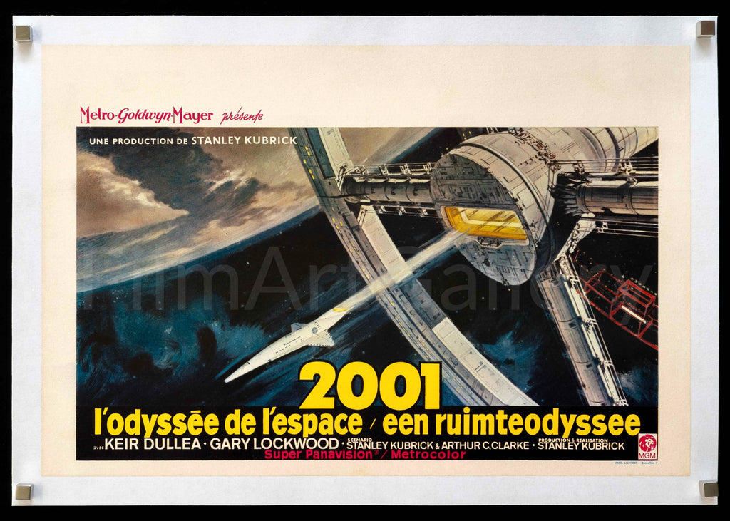 2001 A Space Odyssey Original Vintage Movie Poster