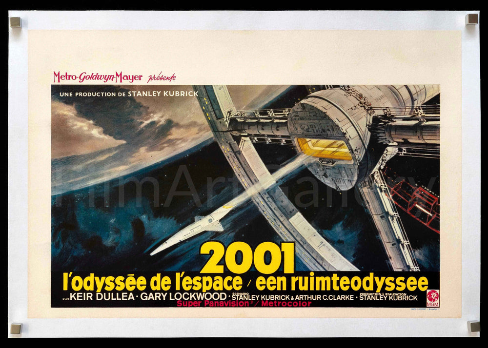 2001 A Space Odyssey Original Vintage Movie Poster